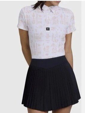 Bad Birdie Women's Core Polo in the "Dry Heat-Stucco"